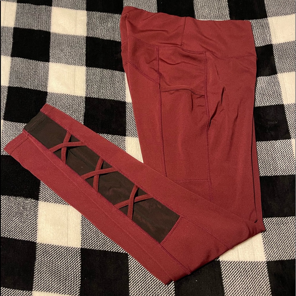 Popfit leggings. Full length. Pockets.